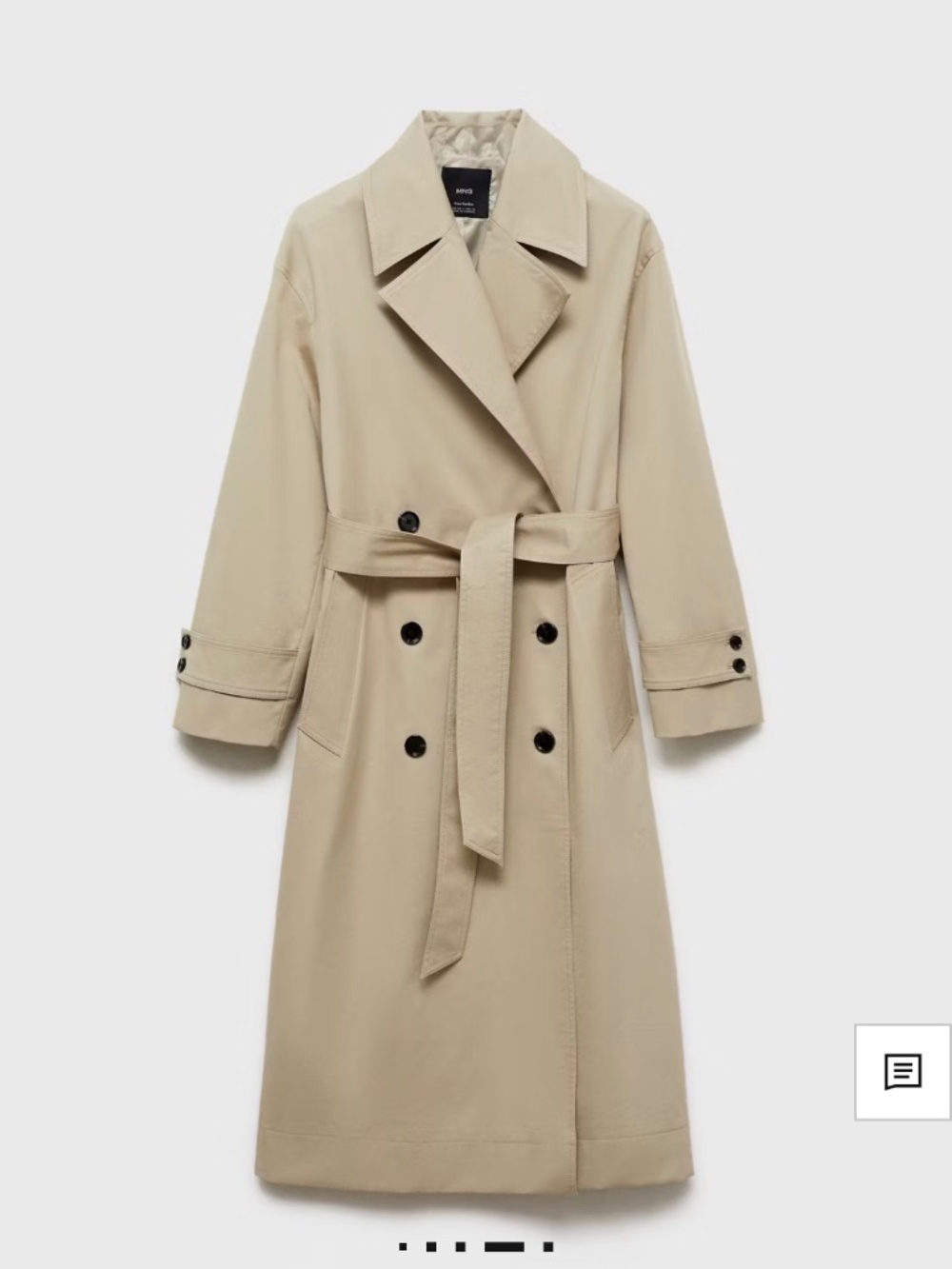 Mango Trench Coat New with tags